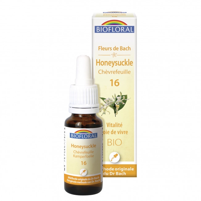 【BIOFLORAL】No.16  ハニーサックル（今この瞬間）バッチフラワーレメディ　＜有機BIO＞ 20ml 16 - Honeysuckle - Chevrefeuille