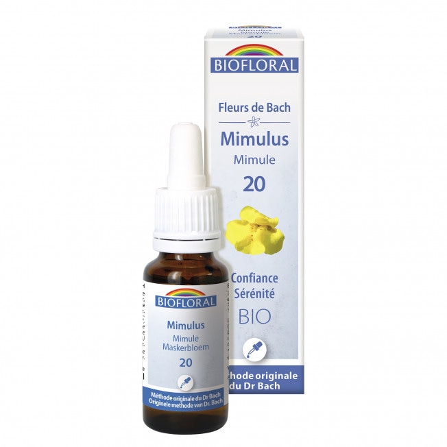 【BIOFLORAL】No.20  ミムラス（勇気）バッチフラワーレメディ　＜有機BIO＞ 20ml 20 - Mimulus - Mimule