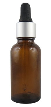 【アロマゾーン】　遮光性ガラスピペットスポイトボトル（琥珀色） 30ml　★箱ケース入り　耐久性UP!★