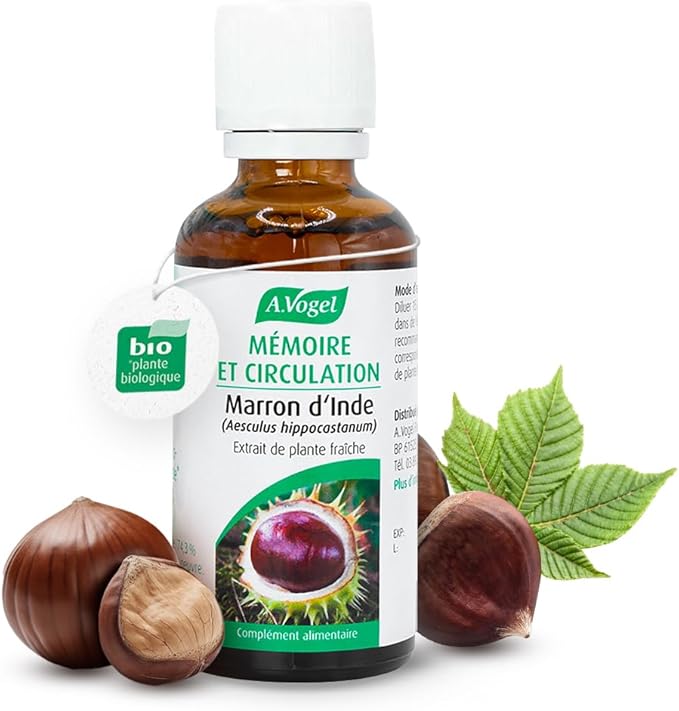 有機セイヨウトチノキ　ティンクチャー　＜静脈血管、心臓、循環系の健康維持に＞　Aesculus hippocastanum　　50ml 【バイオフォース】