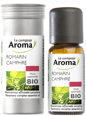 【ルコントワール　アロマ le Comptoir Aroma】　ローズマリー・カンファー　精油　【有機　BIO】　Rosmarinus officinalis CT（Camphora）10ml