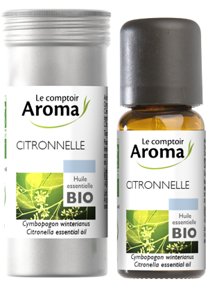 【ルコントワール　アロマ le Comptoir Aroma】　シトロネラ　精油　Citronnelle 【有機　BIO】　10ml
