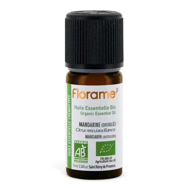 【フローラム】 マンダリン　<果実>　Citrus reticulata blanco　＜BIO有機＞10ml　 【Florame-Mandarine Distillee Biologique】