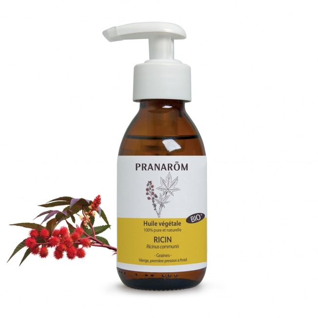 【プラナロム】　ひまし油　 ヒマシオイル　植物油 キャリアオイル　BIO　オーガニック　<ポンプ式100ml> PRANAROM