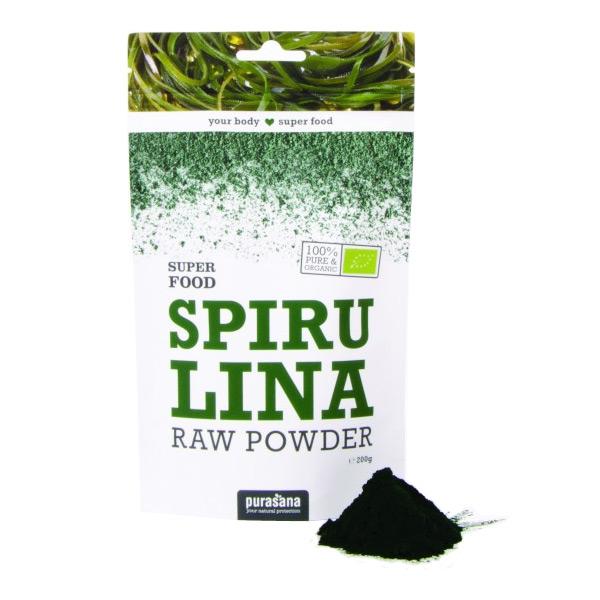 【ピュラサナ】　スピルリナ　パウダー　＜オーガニック　スーパーフード＞ Spirulina -  PURASANA 200g