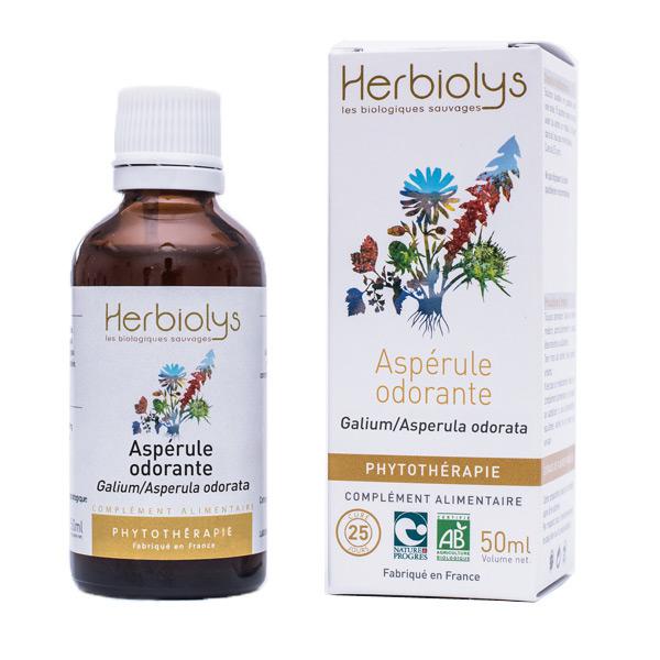 【HERBIOLYS（エルビオリス）】　BIO　車葉草　クルマバソウ　（スィート・ウッドラフ）　Asperule odorante　ハーブチンキ　（マザーティンクチヤー）　＜オーガニック＞　☆不眠症（子供・大人）、神経症、動悸、ストレス、胃腸障害に☆　50ml