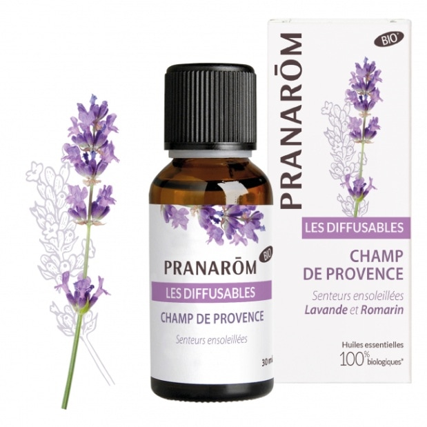 【プラナロム】　プロヴァンス　ディフューザー　（ルームコロン）　Champ de Provence　100％認定有機エッセンシャルオイル　30ml　