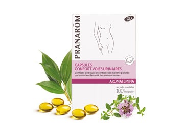 NEW ★最新商品!★ 【プラナロム】 BIOオーガニック認定 アロマフェミナ <女性の免疫強化、泌尿器系トラブルサポート> 【Aromafemina Confort voies urinaires】 30錠