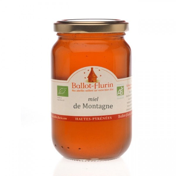 【バロフリュラン】　山のはちみつ　高級フランス産　オーガニック　＜☆よりお得な480ｇ！＞　【Miel de Montagne Bio】