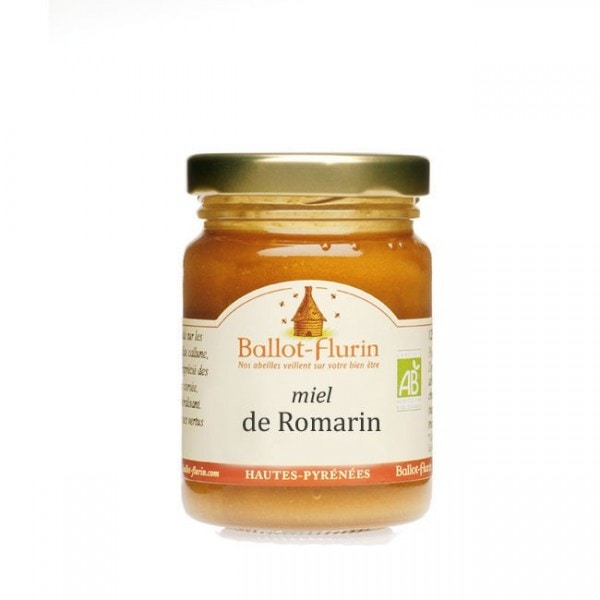【バロフリュラン】　フランス産　オーガニックはちみつ　（ローズマリー）　125ｇ　【Miel de Romarin Bio】 Ballot flurin