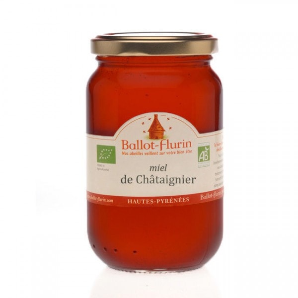 【バロフリュラン】　栗の木　/　セイヨウグリ　はちみつ　高級フランス産　オーガニック　＜☆よりお得な480ｇ＞　【Miel de Chataignier Bio】