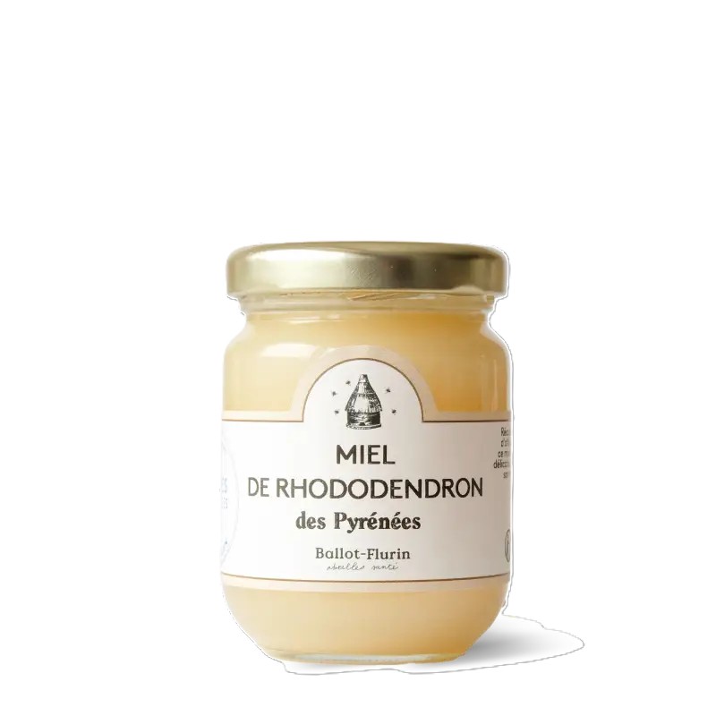 【バロフリュラン】　シャクナゲ　はちみつ　高級フランス産　オーガニック　《身体の活性化、関節ケアに》125ｇ　【Miel de Rhododendron Bio - Ballot Flurin】
