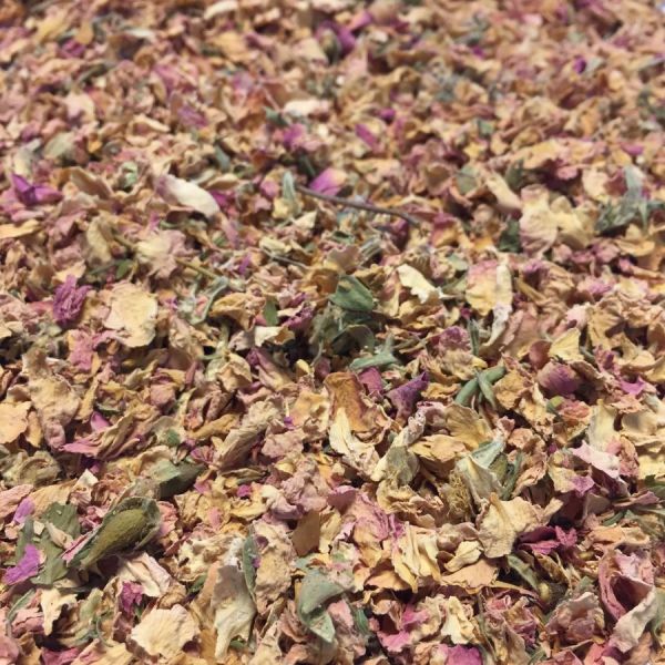 【エルボリステリア】 BIO ダマスクローズ　《花びら》　メディカルハーブティー　＜疲労回復、リラックス、肌のケアに＞Rosa damascena Herrm.　【Rose de Damas -petal】　50g