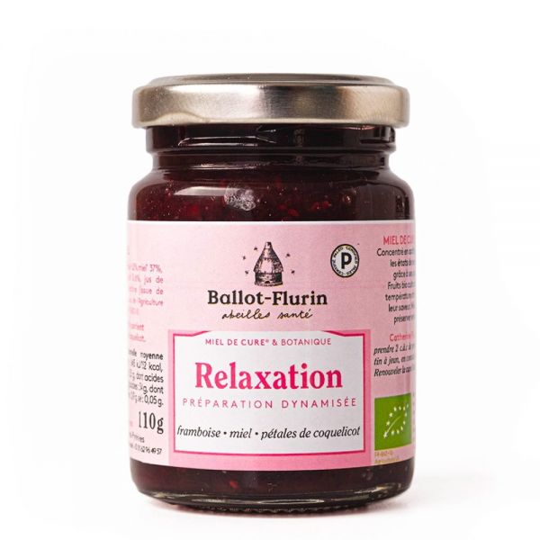 【バロフリュラン】　＜リラクゼーション＞　フランス産　オーガニックはちみつ 110ｇ　【Miel Relaxation Bio】