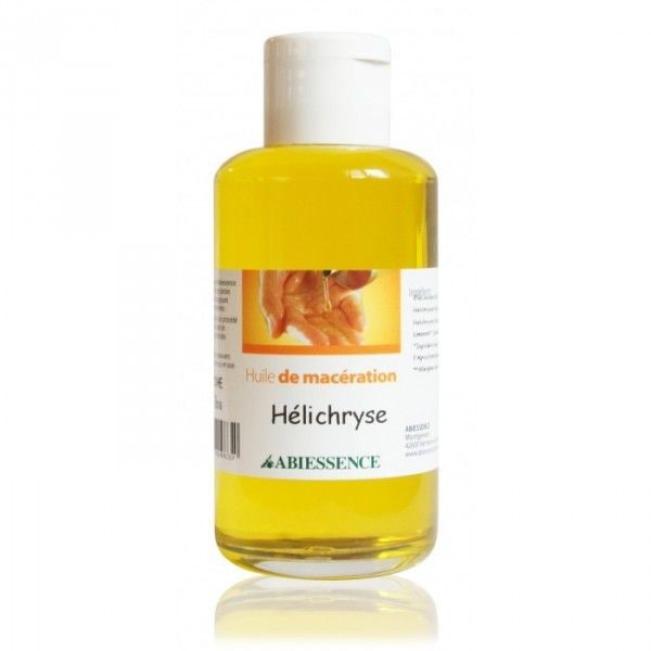 【Abiessence / アビエッセンス】　ヘリクリサム　抽出オイル　（植物油）　BIO　50ml 【HELICHRYSE (IMMORTELLE) BIO - HUILE DE MACERATION D'HELICHRYSUM ITALICUM 50 ML - ABIESSENCE】