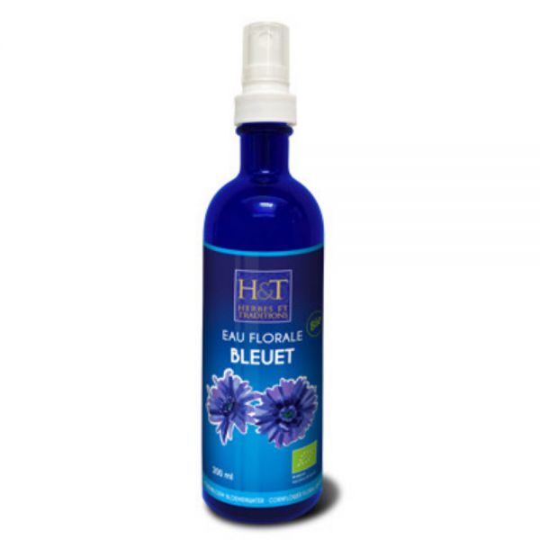 【エルブエトラディッション】 矢車草　ブルーエ　ハーブウォーター　＜疲れ目、乾燥したお肌に＞　【有機】 BIO 200ml　【Bleuets Bio-CENTAUREA CYANUS HYDROLAT 200 ML-Herbes et Traditions】