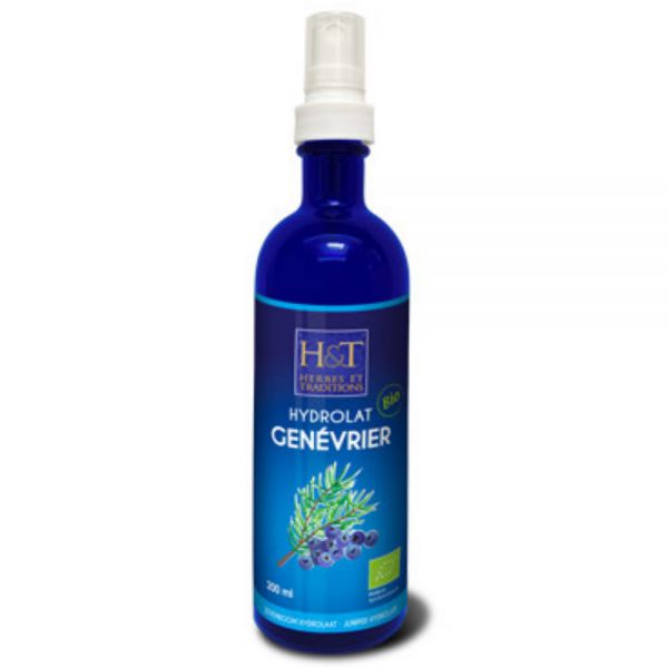 【 エルブエトラディッション】 ジュニパー　ハーブウォーター　＜脂性肌や髪のバランス調整や浄化に＞　【有機】 BIO 200ml　【GENEVRIER BIO - HYDROLAT DE JUNIPERUS COMMUNIS 200 ML - HERBES ET TRADITIONS】