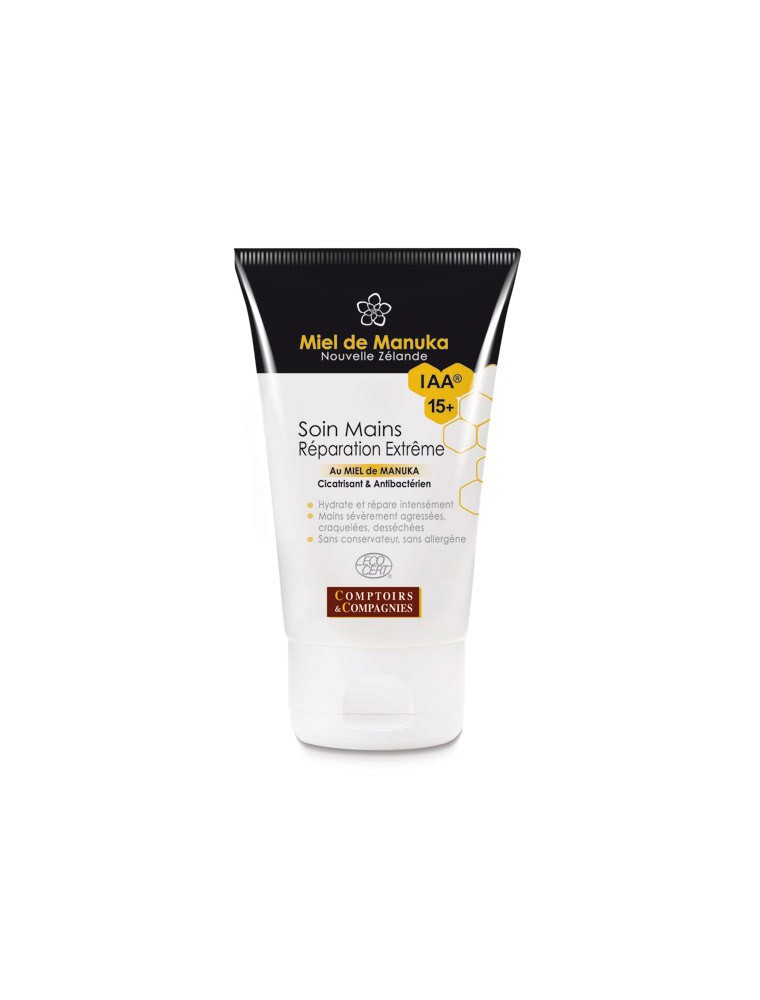 【Comptoirs＆Compagnies　コントワール＆コンパニ】　オーガニック　ハンドクリーム　マヌカハニー　 IAA 15＋　 50ml 　★お得な2点セット★　【Soin des mains au miel de Manuka Bio - Reparation extreme 50 ml - Comptoirs et Compagnies】