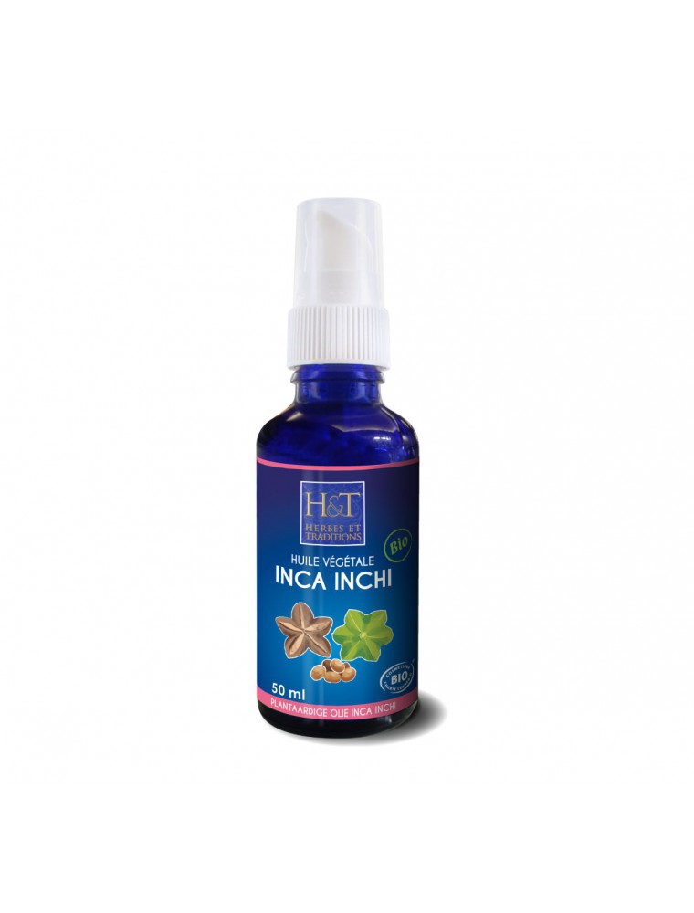 【HERBES & TRADITIONS エルブ・エ・トラディッション】　オーガニック　インカインチオイル　BIO 50ml　【Inca Inchi Bio - Huile vegetale de Plukenetia Volubilis 50 ml - Herbes et Traditions】