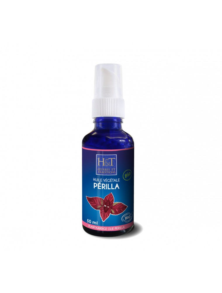 【HERBES & TRADITIONS エルブ・エ・トラディッション】　オーガニック　エゴマオイル　BIO 50ml　【Perilla Bio - Huile vegetale de Perilla frutescens/ocymoides 50 ml - Herbes et Traditions】