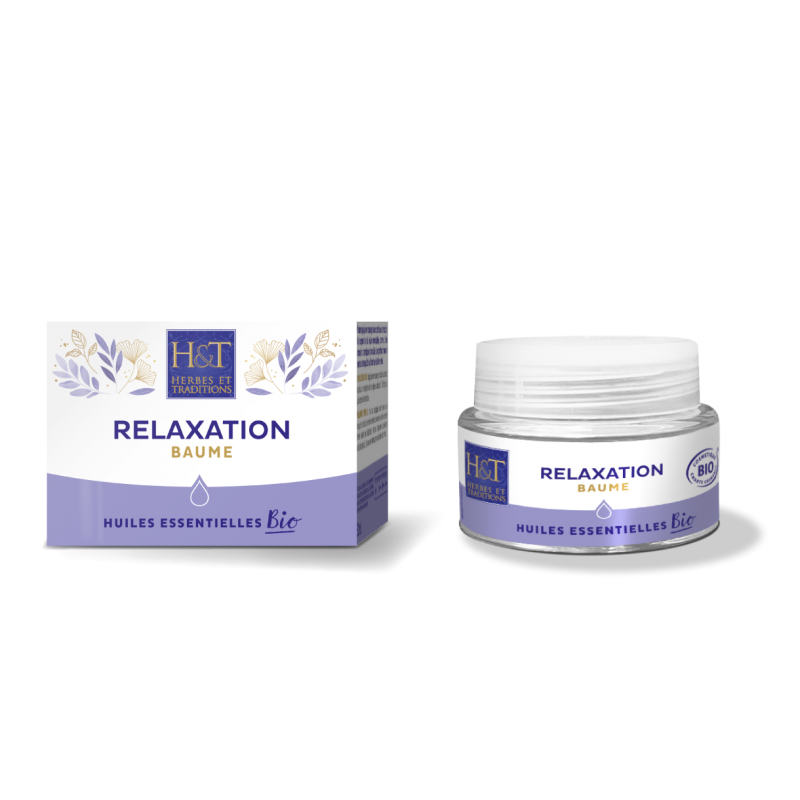 【エルブエ・トラディッション】　スブラン　リラクゼーションバーム　有機　BIO 30ml　【Baume Souverain Detente Bio - Relaxation 30 ml - Herbes et Traditions】