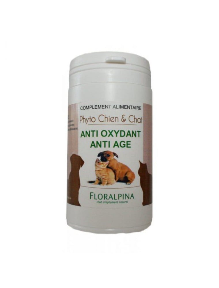 【FLORALPINA / フロラルピナ】　ペット（犬・猫）用サプリメント　　アピ・コンプレックス　＜アンチ・エイジング＞ 100g　【Complexe Anti-oxydant - Anti-age Chiens et Chats 100g - Floralpina】