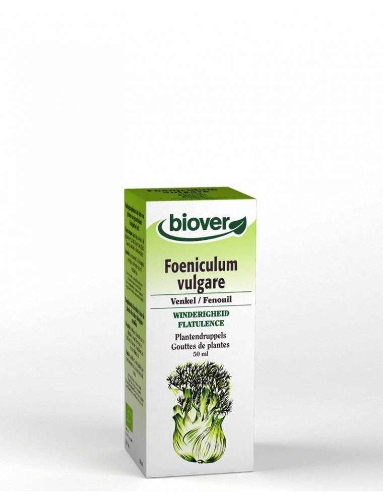 【Biover / ビオベール】有機フェンネル （ハーブチンキ） Fenouil  （消化） 50ml【Fenouil Bio - Digestion Teinture-mere Foenuculum vulgare 50 ml - Biover】