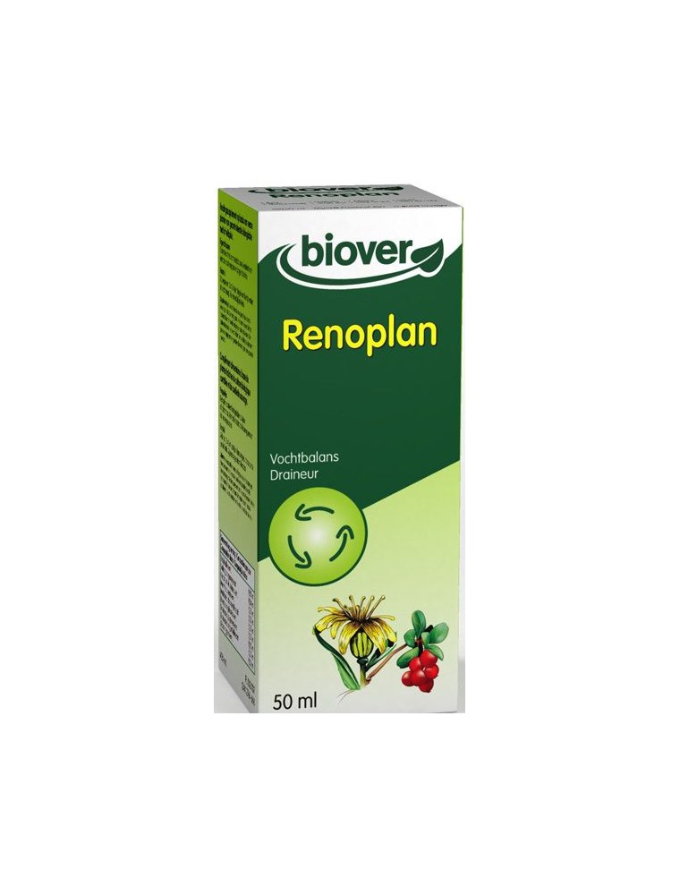 【Biover / ビオベール】有機レノプラン　（ハーブチンキ）  （デトックス）　50ml　【Renoplan Bio - Gouttes de plantes soutenant l'élimination 50 ml - Biover】
