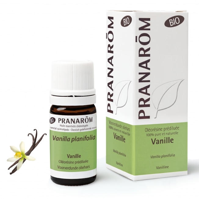 バニラ　精油 　BIO　Vanilla Planifolia 5ml　　【Pranarom - Huile essentielle Vanille Prediluee　BIO】