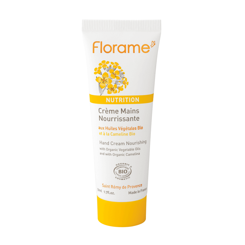 【フローラム】　スキンケア　ハンドクリーム　高栄養　＜オーガニック＞ 50ml　【Creme mains nourrissante - Florame】