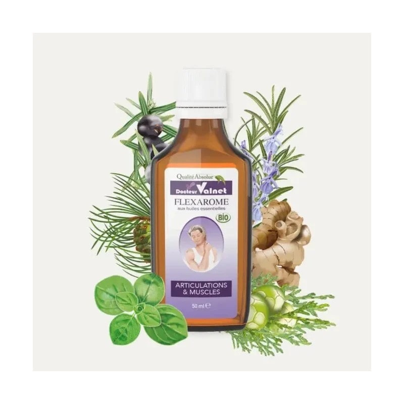 ★数量限定★　【ドクターヴァルネ】　フレクサロム 《関節の炎症・筋肉痛の緩和に》　【携帯用50mlサイズ】　Dr.Vlanet Flexarome　