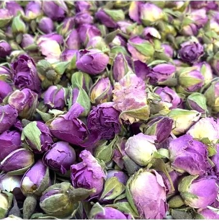 【エルボリステリア】 BIO ダマスクローズ　《つぼみ》　メディカルハーブティー　＜疲労回復、リラックス、肌のケアに＞Rosa damascena Herrm.　【Rose de Damas -pbouton floral】　50g