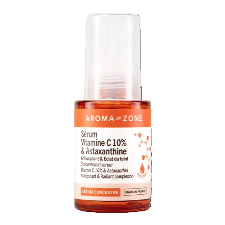 【アロマゾーン】　濃縮美容液ヒアルロン酸＋ 10％ビタミンC＋アスタキサンチン濃縮セラム美容液 　【2023年　アロマゾーン優秀化粧品賞！】 30ml