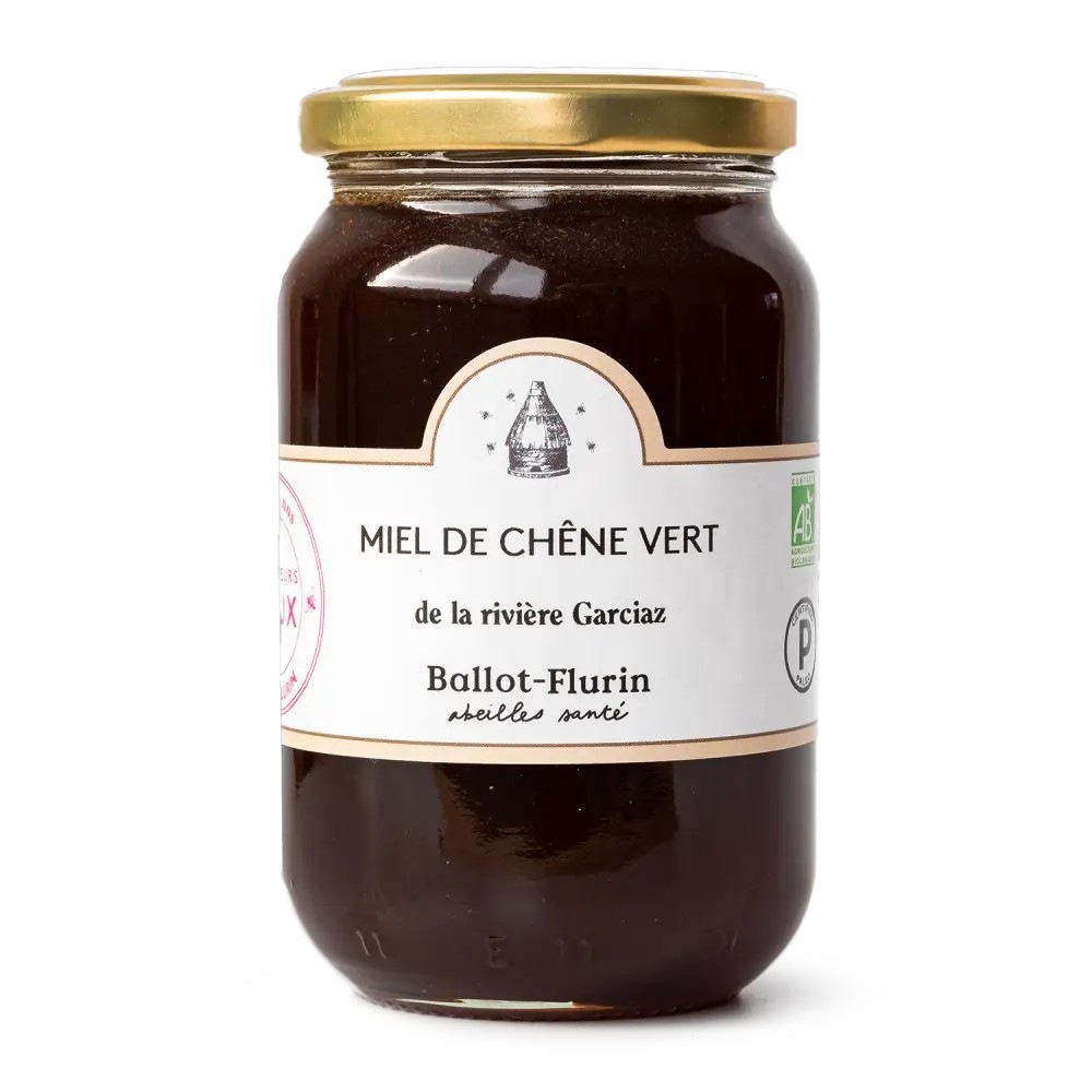 【バロフリュラン】　グリーンオークの木　はちみつ　フランス産　オーガニック　＜☆よりお得な480ｇ☆＞　【Miel de Tilleul Bio】