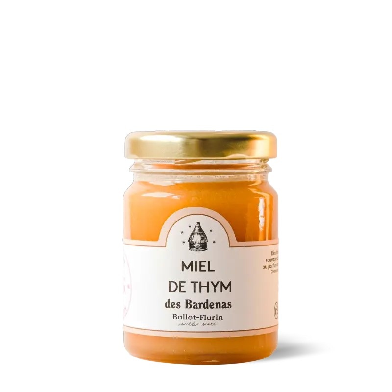 【バロフリュラン】　タイムはちみつ　オーガニック　《気管支炎、インフルエンザ、風邪、気道トラブル、免疫強化に》 ＜125g＞　【Miel de Thym Bio -Ballot flurin】