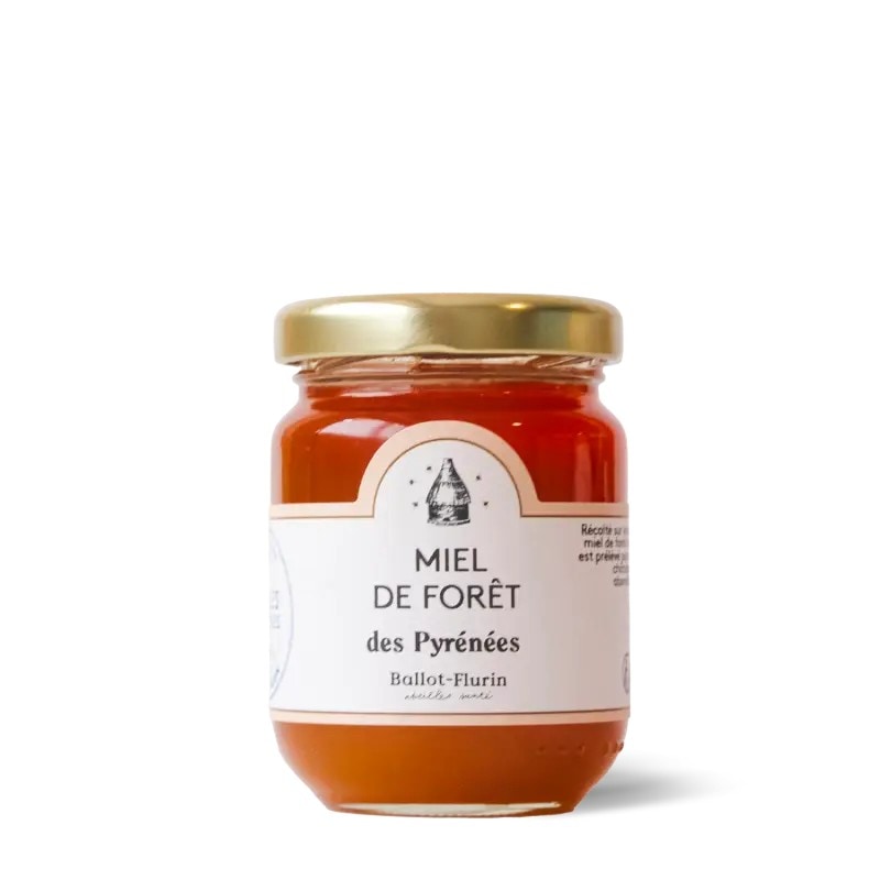 【バロフリュラン】　森のはちみつ　《季節の変わり目の呼吸疾患サポートに》 フランス産　高級オーガニックはちみつ　125g　【Miel de Foret Bio -Ballot flurin】