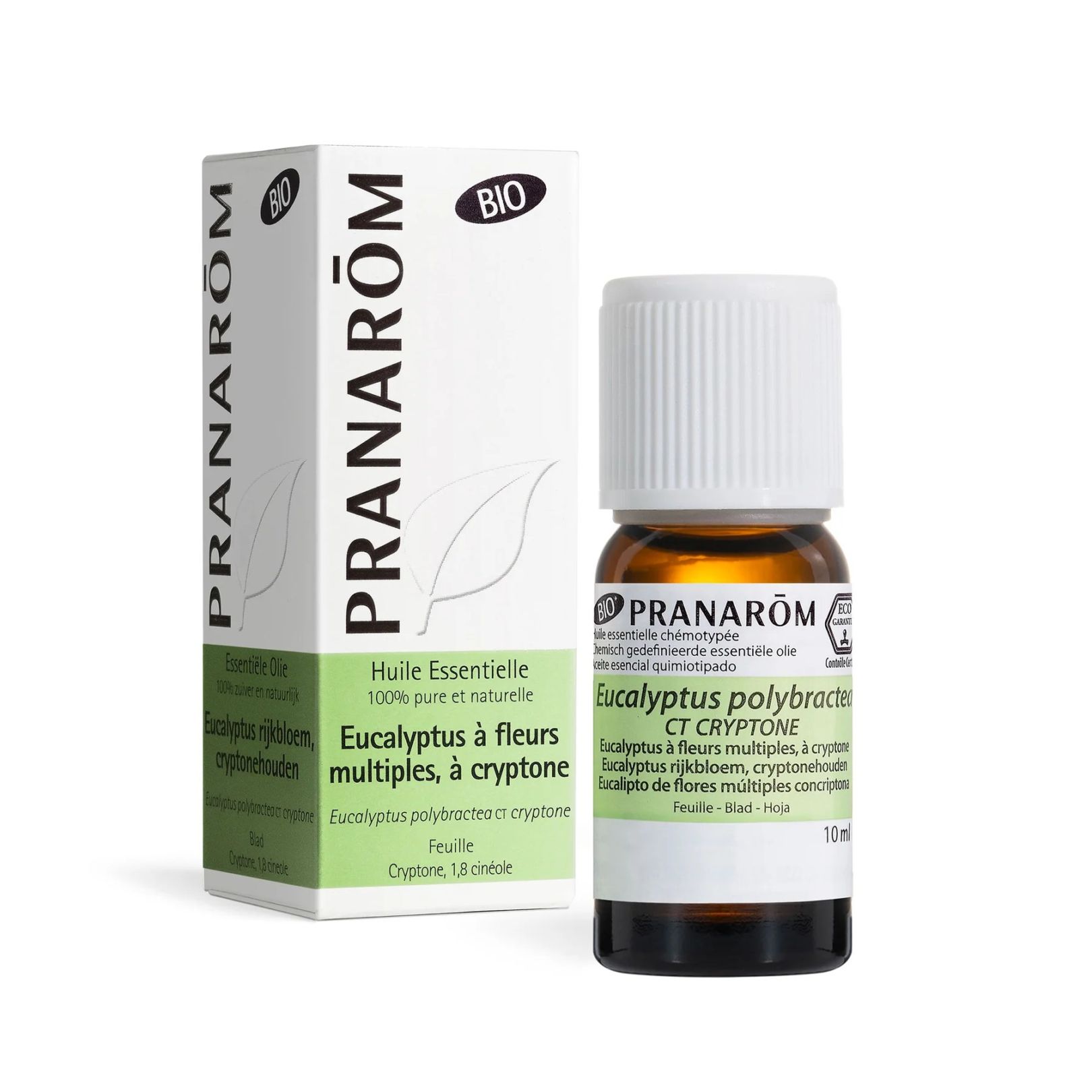 【プラナロム】ユーカリ・ポリブラクティア　精油　CT2　（クリプトン）　【有機】BIO　Eucalyptus fleurs cryptone　/ Eucalyptus polybractea CT (CRYPTONE)　 10ml -PRANAROM
