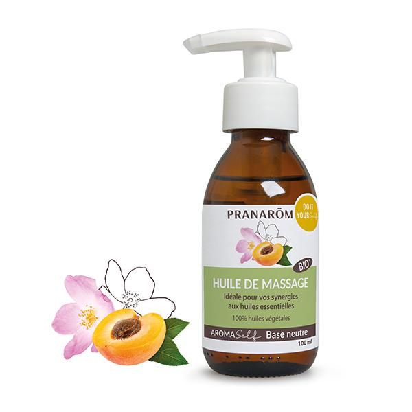【プラナロム】　マッサージセレクション　（マッサージオイルベース）　BIO オーガニック認定　<100ml>　【Pranarom - Huile de massage neutre】