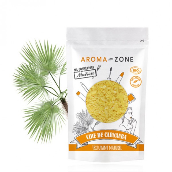 【アロマゾーン】　オーガニック　カルナバワックス （蜜ろう）　50g　 【CARNAUBA BIO】