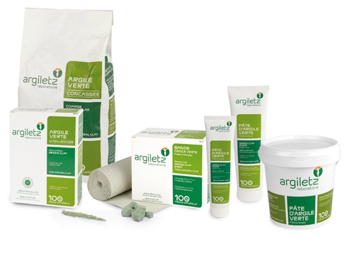 ★★グリーンクレイ大粒小分け 1kg 【Argiletz アルジレッツ】グリーンクレイ イライト (≒2cm大粒状)