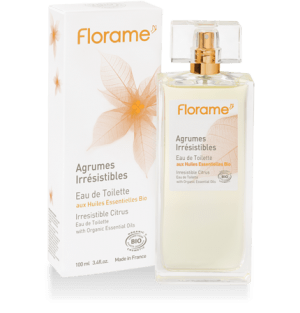 【フローラム】　天然オードトワレ　柑橘系シトラス Agrumes Irresistibles　Eau de toilette （エコサート認定取得）　 100ml