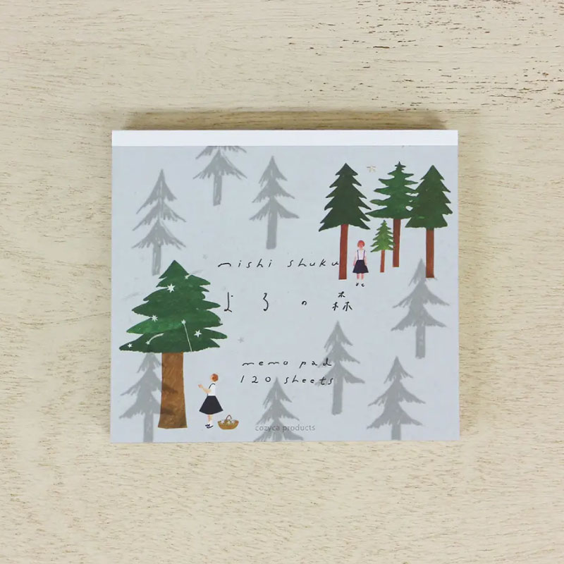 西淑 ブロックメモ よるの森／表現社 | CATEGORY,インテリア・雑貨