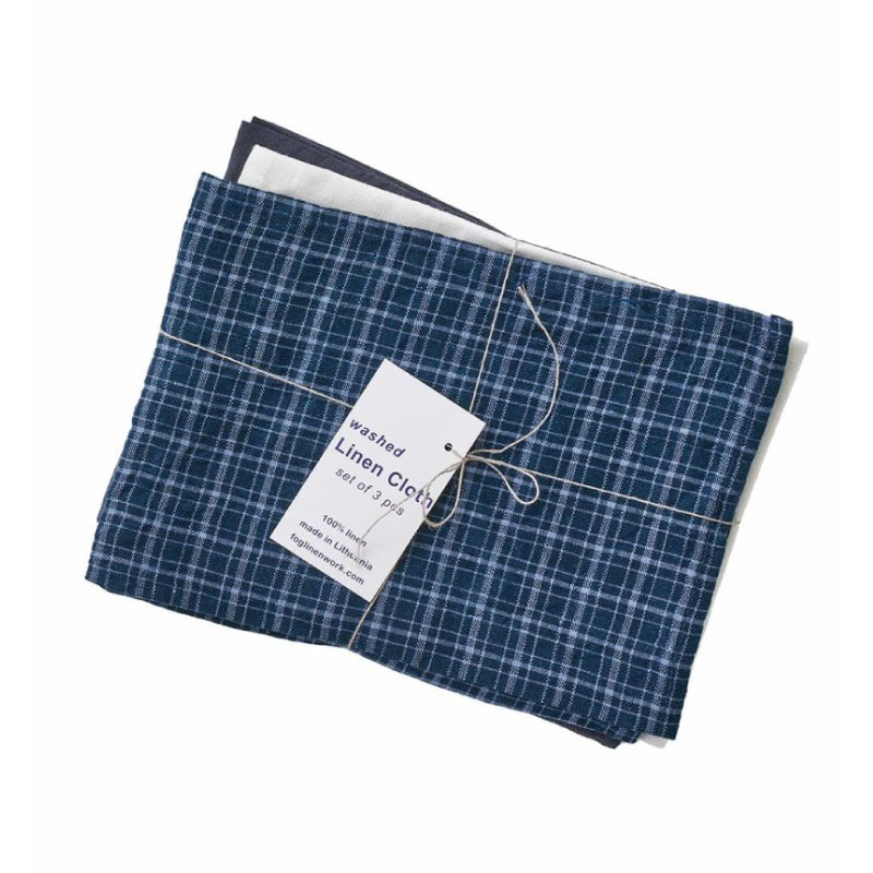リネンクロス3枚セット カラーアソートB／fog linen work | CATEGORY