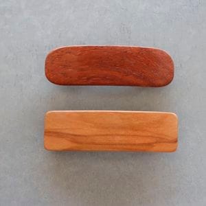 9504  NATURALWOOD HAIRCLIP6CM��KOSTKAMM�ʥ����ȥ����