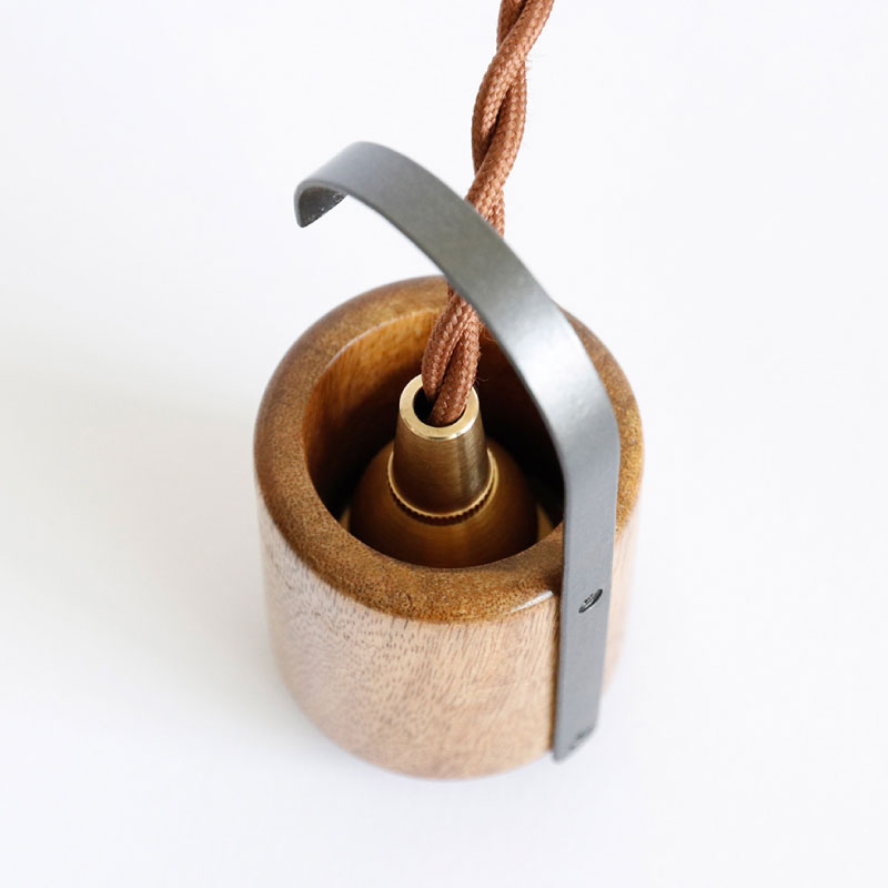 WOOD&IRON LED�ŵ����� �եå��饤�� W/������ɡ�Horn Please MADE