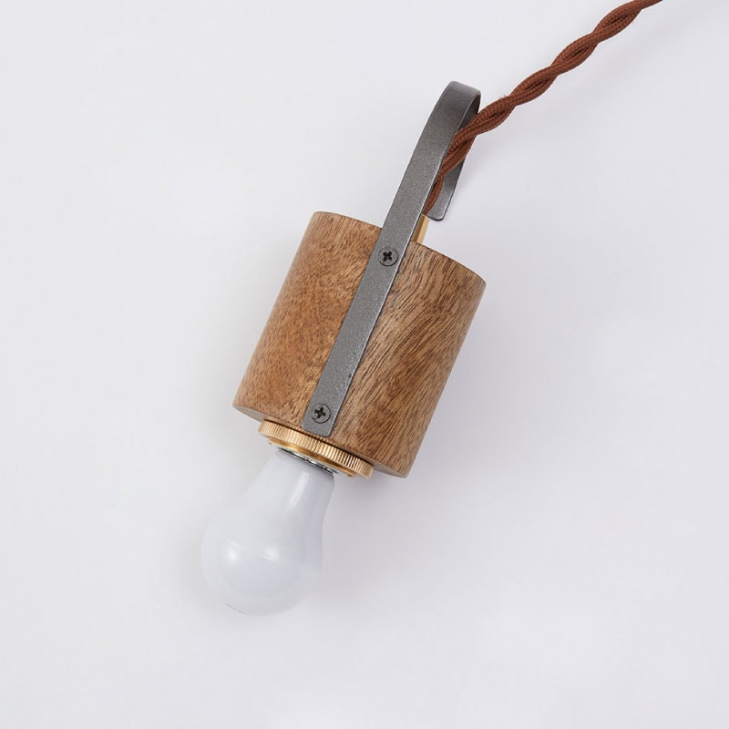 WOOD&IRON LED�ŵ����� �եå��饤�� W/������ɡ�Horn Please MADE