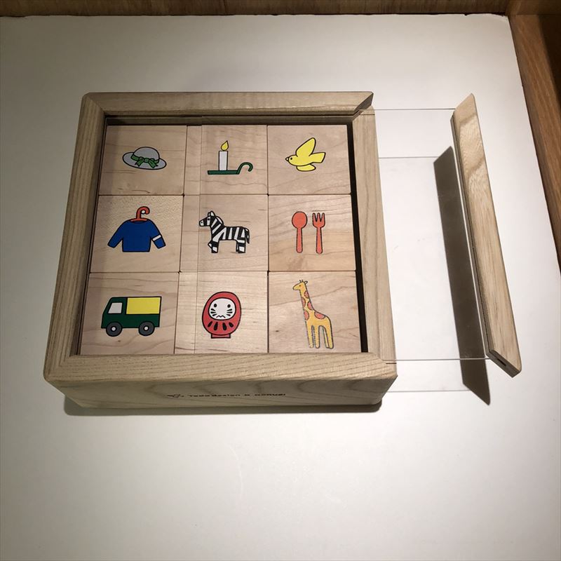 戸田デザイン研究所×NOKUBI ベビーピース おまけ付き ポストカード 木のおもちゃ 日本製 戸田デザイン研究室