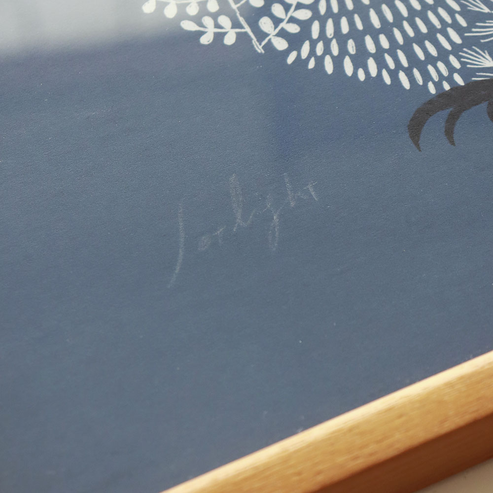 ݥ+ե졼 Poster+Frame 30 Snow owl