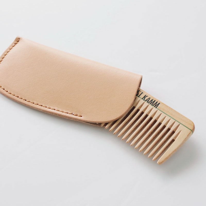 ॱ 20E MINI POCKET COMB CASE NATURALKOSTKAMMʥȥ