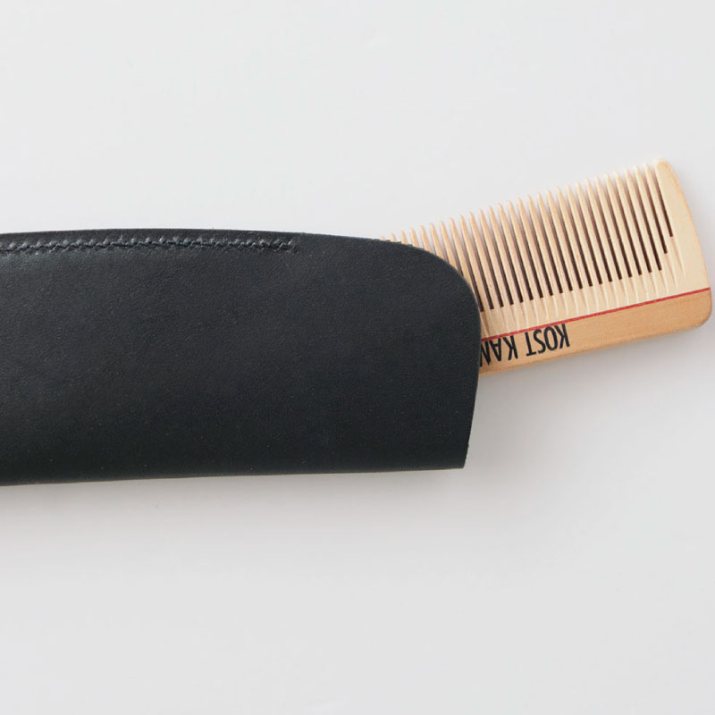 コームケース 15E POCKET COMB CASE BLACK／KOSTKAMM（コストカム